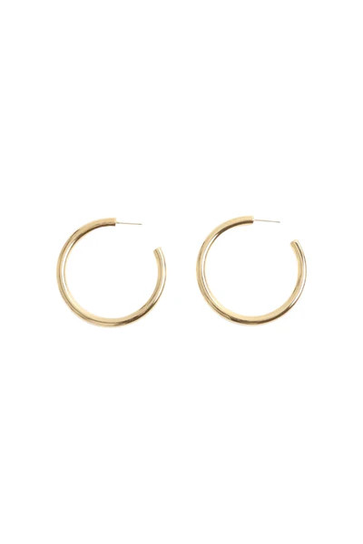 Marrin Costello Jewelry - Michaela 2" Hoops - Gold | Sunni Spencer