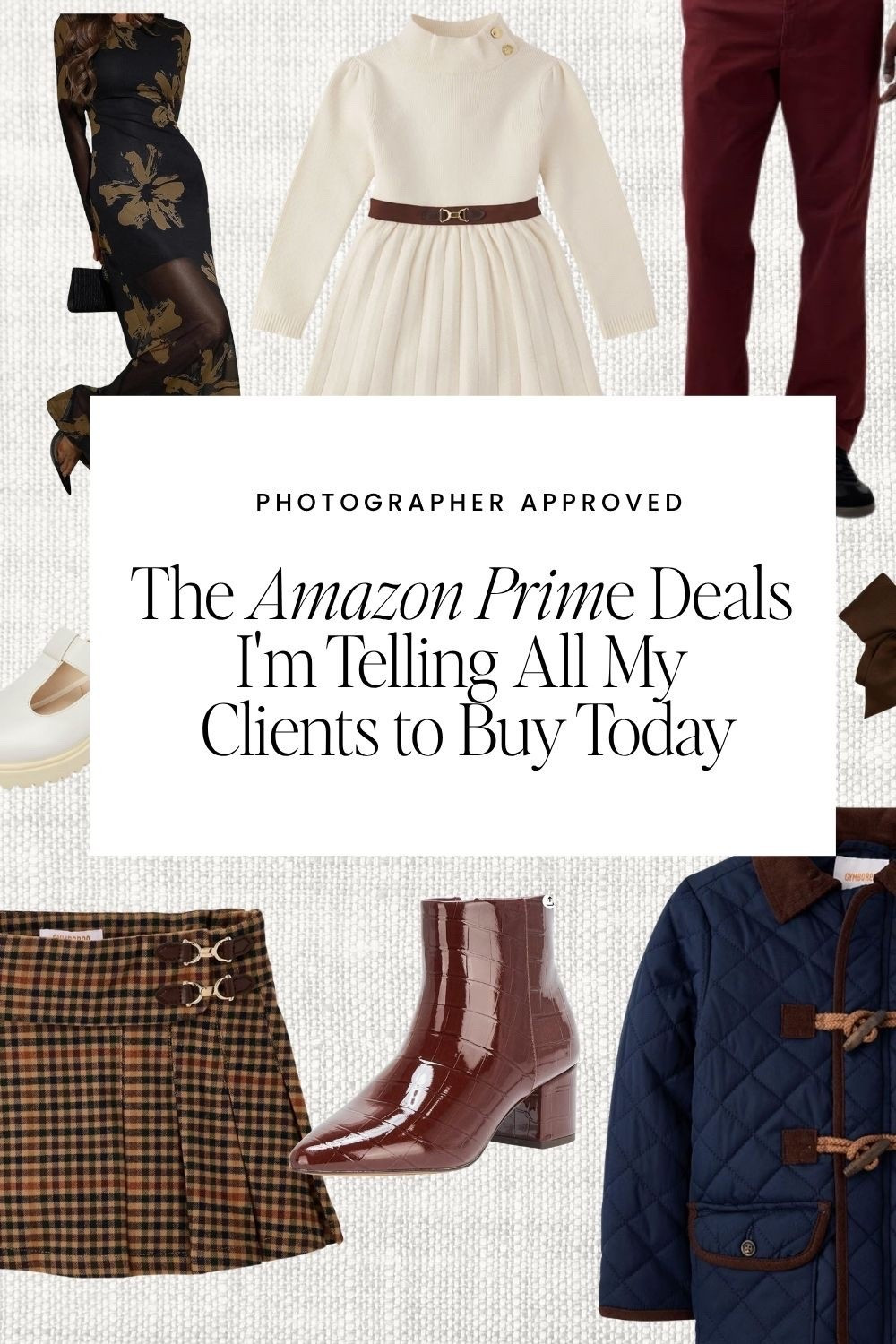 I shopped Amazon for the cutest outfits and fall styles for family photos for the whole family. Here's my edit of what to buy right now. 

Amazon prime deals / prime deal days / Amazon fall family outfits / fall family pictures / sweater dress / boys fall outfits / girls fall outfits / men fall outfits