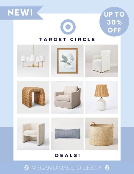 New Target Circle Deals on furniture, lighting and home decor!! Now get up to 30% OFF our favorite affordable coastal home finds 😍 This swivel chair is a best seller and now under $350 🙌🏻 and this pretty hydrangea art piece is down to just $21!! Hurry though, these will sell fast! 🛒🏃🏼‍♀️💨

#LTKHome #LTKSaleAlert #LTKFindsUnder50