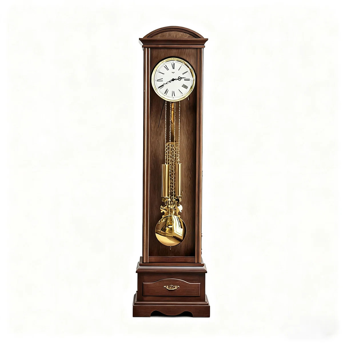 European Simple Removable Clock Cap Solid Wood Floor Clock | Wayfair North America