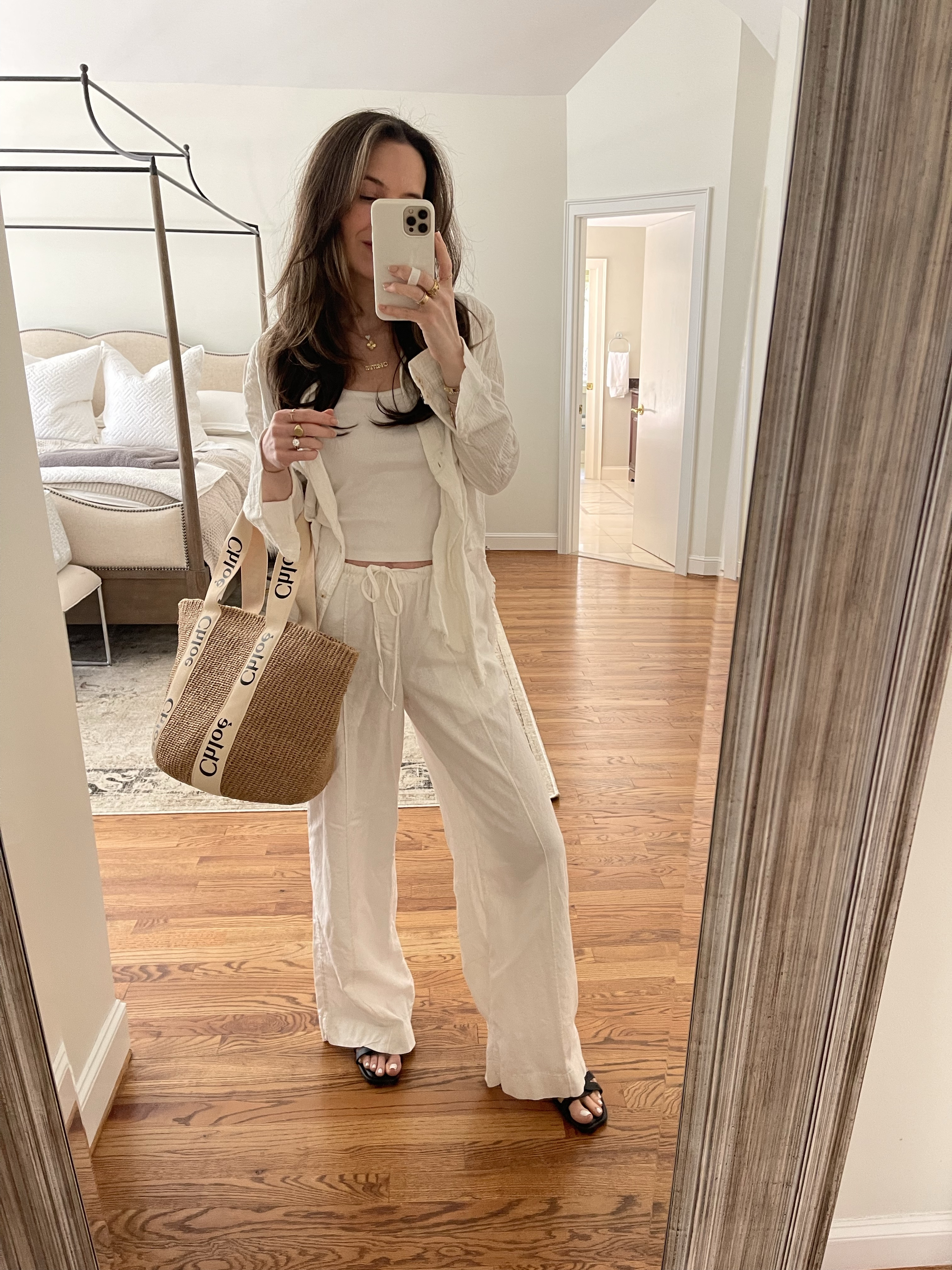 How to style linen pants. These run slightly large, size down for more fitted. Wearing XS  

#LTKStyleTip #LTKSeasonal