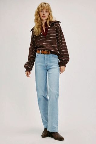 Levi's Ribcage Full-Length Jeans | Free People (Global - UK&FR Excluded)