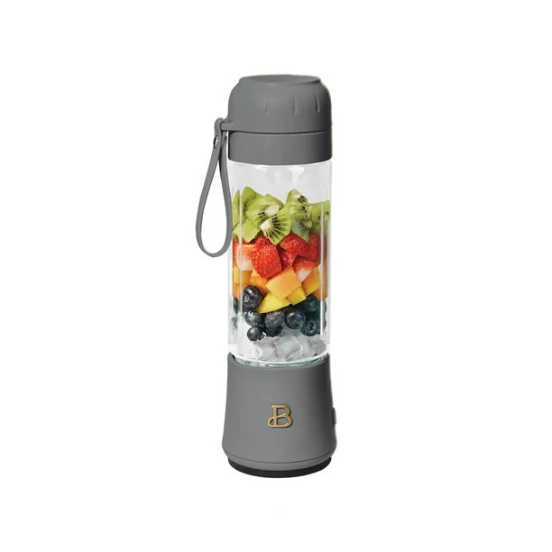 Beautiful Portable Blender, Oyster Grey by Drew Barrymore, 70-Watt, 18.5 oz | Walmart (US)