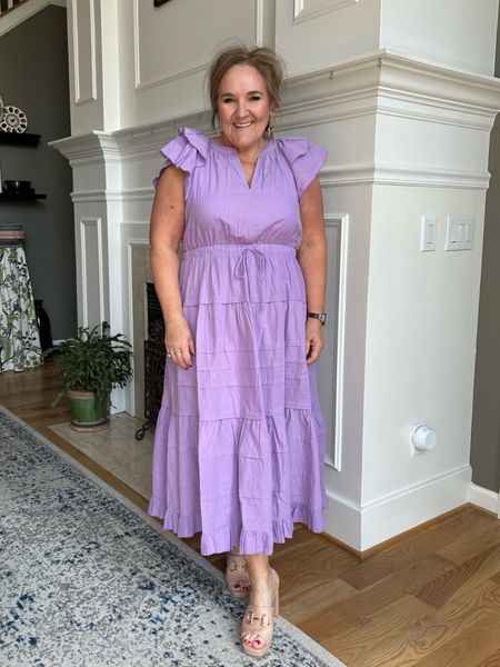 The prettiest Easter dress! You could add a blazer over the top. I’ll link a couple. 
Wearing an XL. 15% off code NANETTE15 at shop Avara  

#LTKSeasonal #LTKover40 #LTKfindsunder100