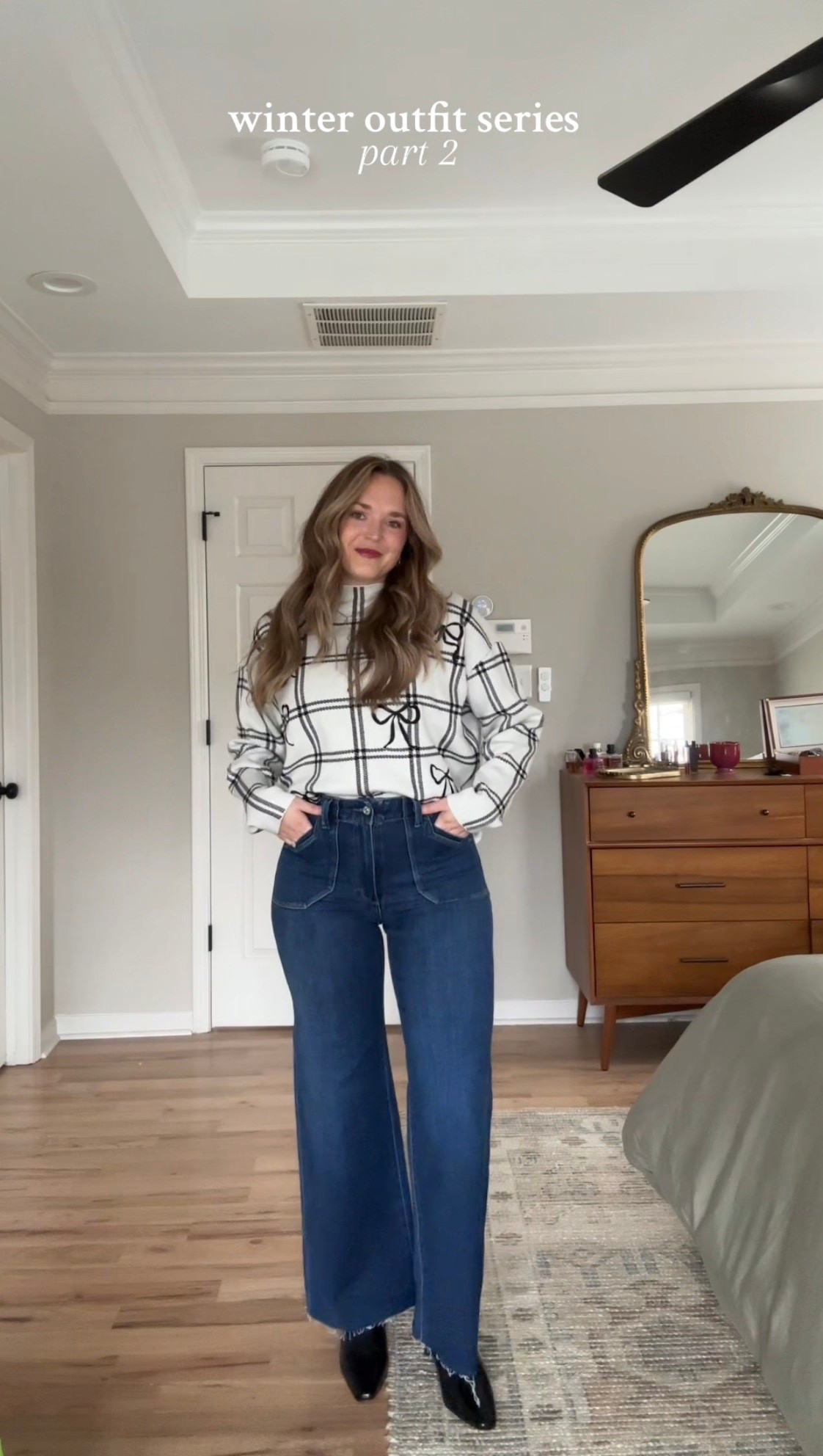 Sweater: S
Jeans: 27 (very stretchy)
Boots: 8.5

All TTS!

#LTKFindsUnder100 #LTKootd
