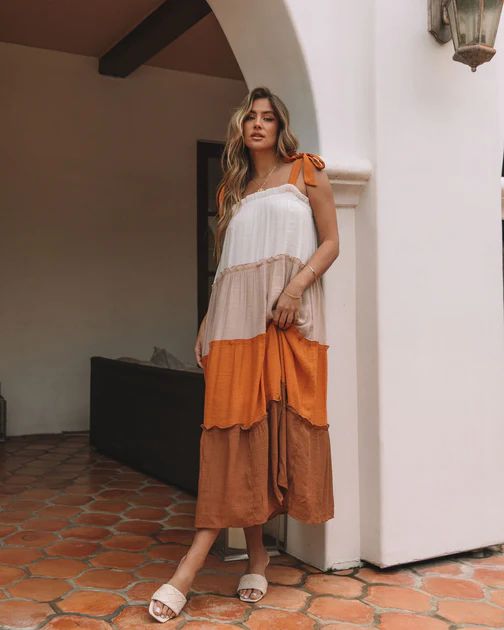Pismo Ventures Colorblock Midi Dress - SALE | VICI Collection