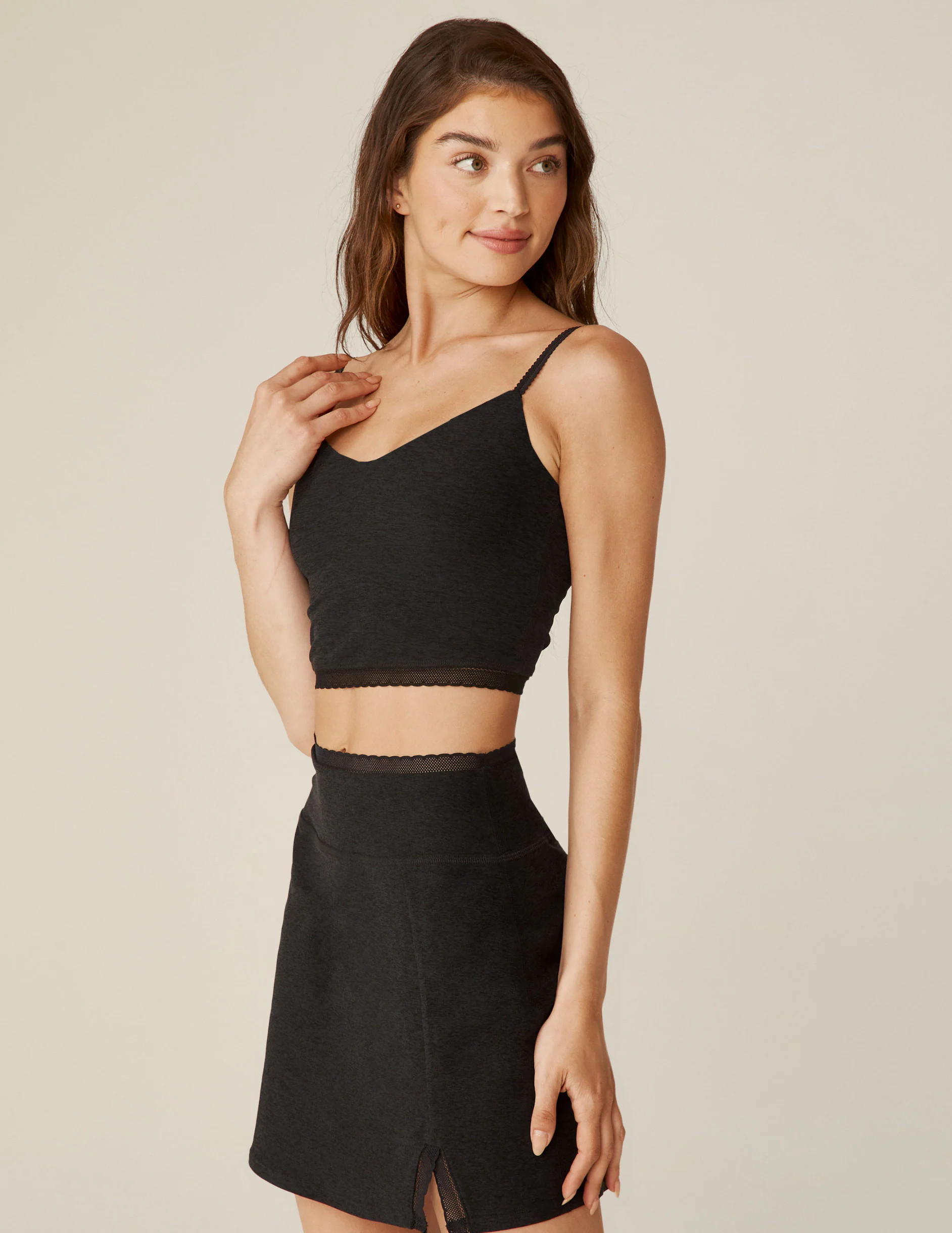 Spacedye Allure Lace High Cropped Tank | Beyond Yoga | Beyond Yoga