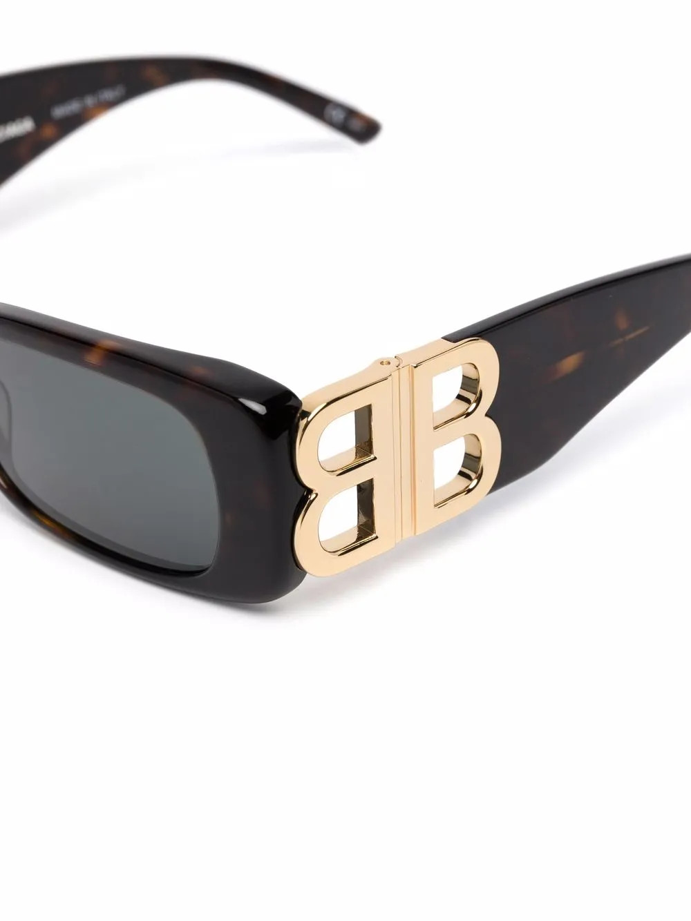Balenciaga Eckige Dynasty Sonnenbrille - Farfetch | Farfetch Global