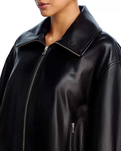 Nour Hammour Noah Leather Jacket  | Bloomingdale's Women | Bloomingdale's (US)