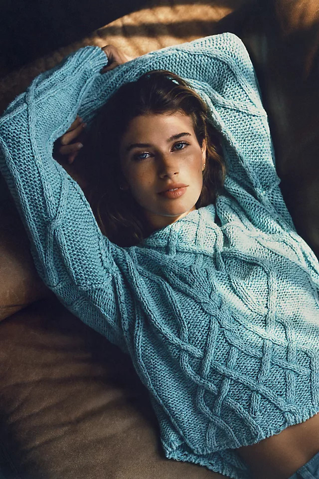 Kirby Cable Knit Sweater | Anthropologie (US)