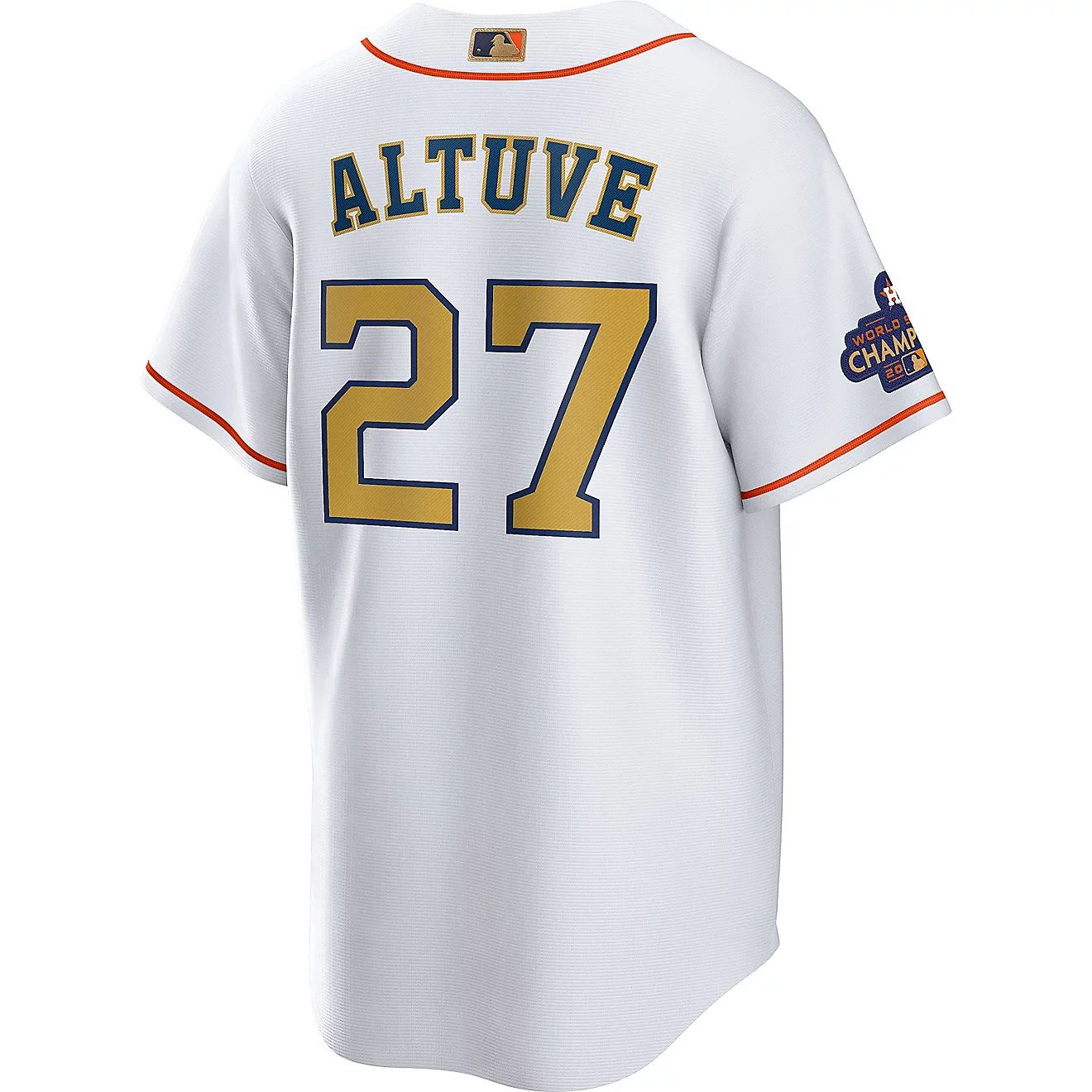 Nike Men's Houston Astros Altuve Gold Replica Jersey | Academy | Academy Sports + Outdoors