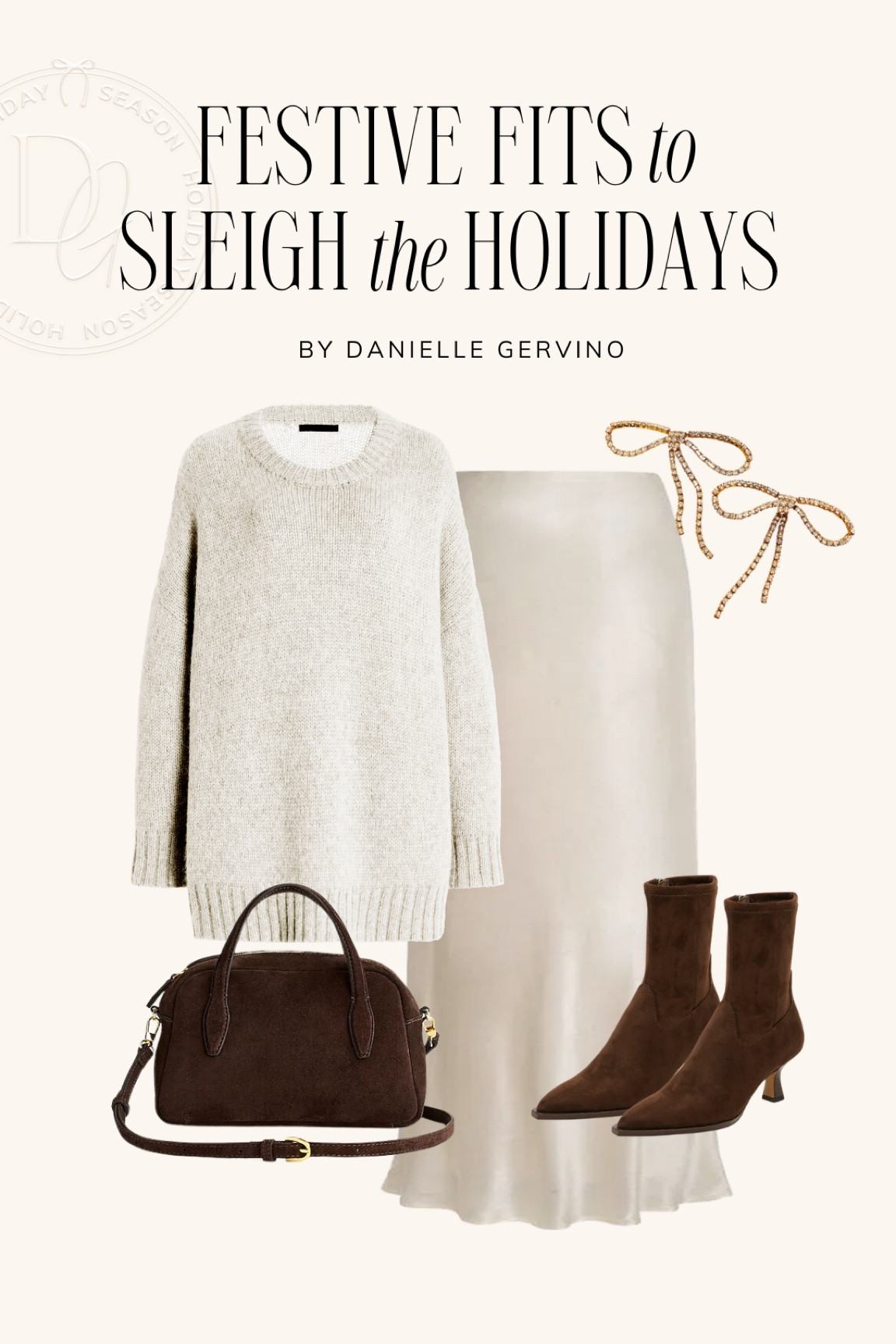 Holiday Outfit Inspo ✨ holiday outfits, holiday party outfit, festive outfit, winter outfit, winter outfit idea, date night outfit, festive outfits, festive outfit, holiday outfit, neutral Christmas outfit, neutral Christmas outfits, xmas outfit, xmas outfits, xmas party outfit, xmas party outfits, nye outfit, nye outfits, New Years eve outfits, New Years ever outfit, new year looks, holiday looks, winter boots, ankle boots, ankle booties, heel boots, heel booties, suede boots, suede booties, suede bag, suede bags, satin midi skirt, oversized sweater, 2024 holiday outfits, 2024 holiday outfit

#LTKSeasonal #LTKStyleTip #LTKHoliday
