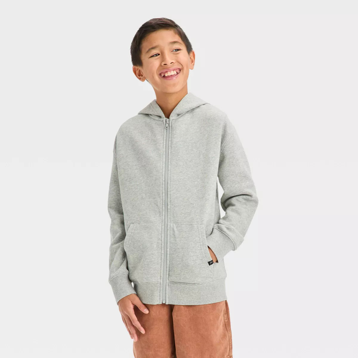 Boys' Zip-Up Hooded Sweatshirt - art class™ | Target
