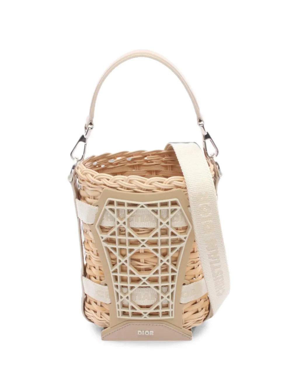 Christian Dior Pre-Owned 2010s Sahara mini bucket bag - Neutrals | Farfetch Global