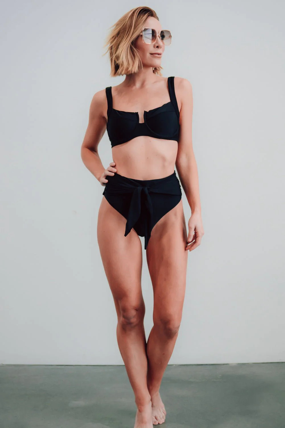 Montego High Waist Tie Bikini Bottom | Baltic Born