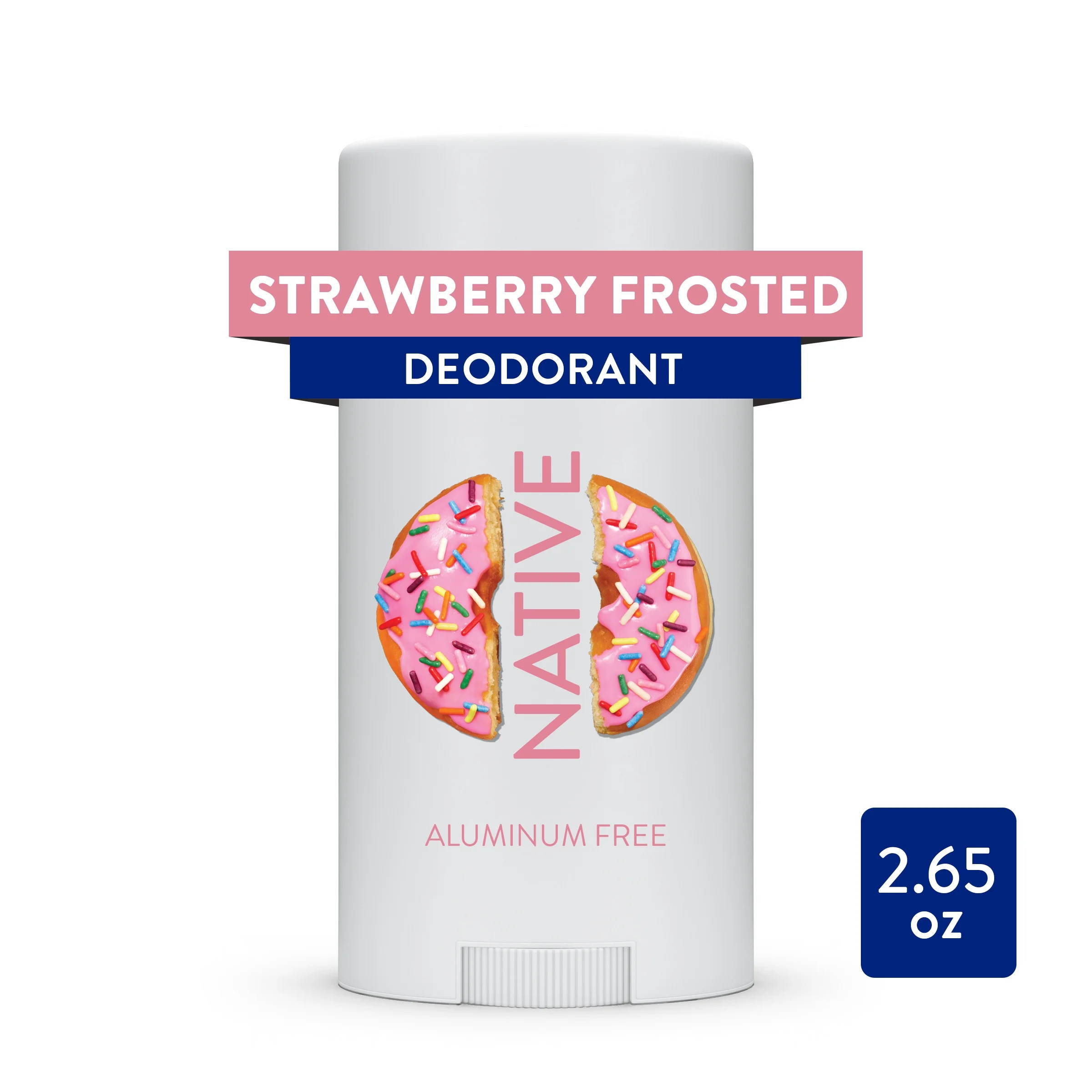 Native Dunkin' Deodorant, Aluminum Free, Strawberry Frosted Deodorant, 2.65 oz | Walmart (US)