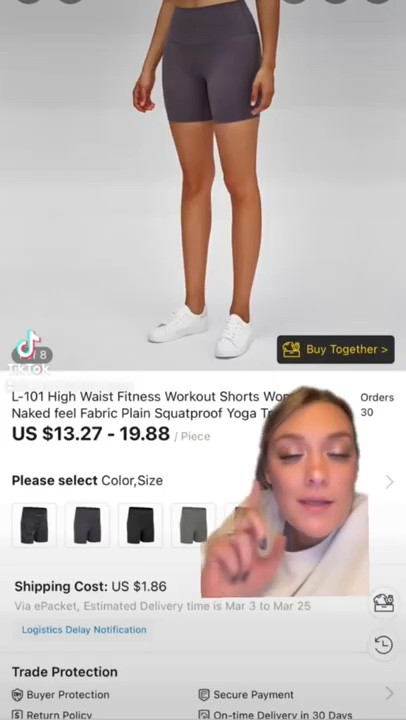 Dhgate Lululemon Biker Shorts, had these since July 2021 & they are still perfect!! I also have the real ones & they are literally identical 

#LTKsalealert #LTKstyletip #LTKfindsunder50