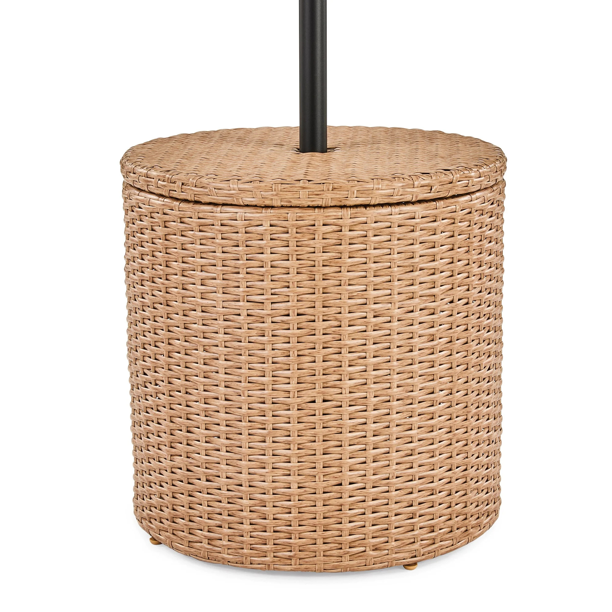 Mainstays Chelsea Outdoor Patio Steel 20inch Umbrella Side Table | Walmart (US)