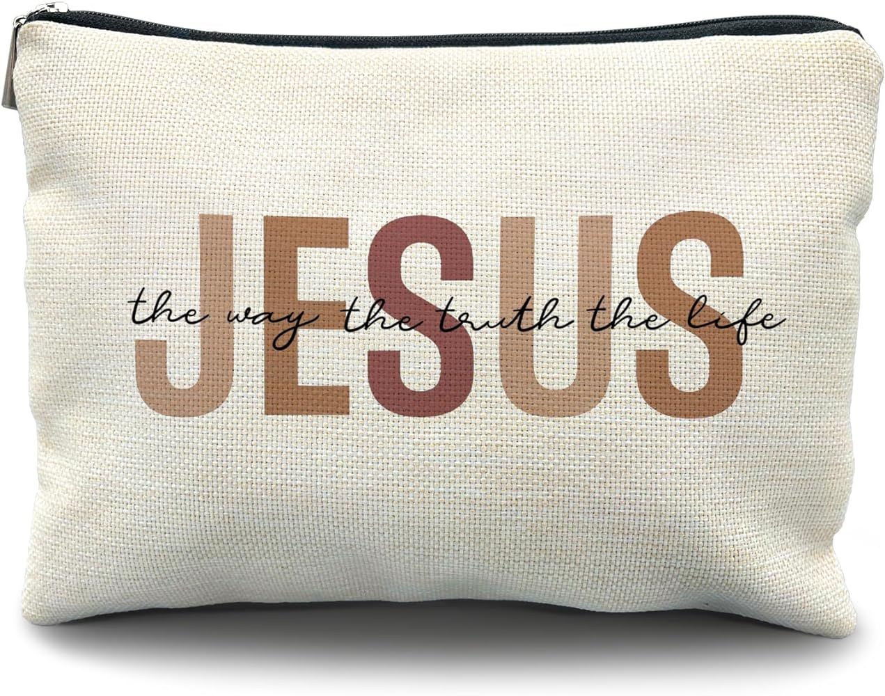 christian makeup bag,jesus cosmetic bag,christian gifts for women girl,Christian Gift bags,christ... | Amazon (US)