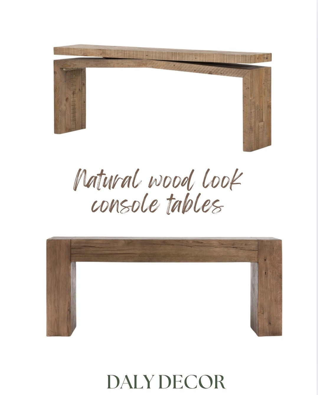 Prettiest natural & neutral console tables 

#LTKHome