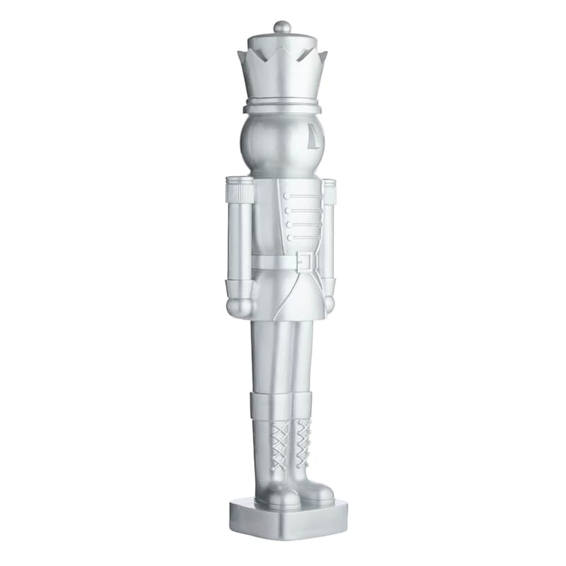 Silver Nutcracker, 3.5' | At Home