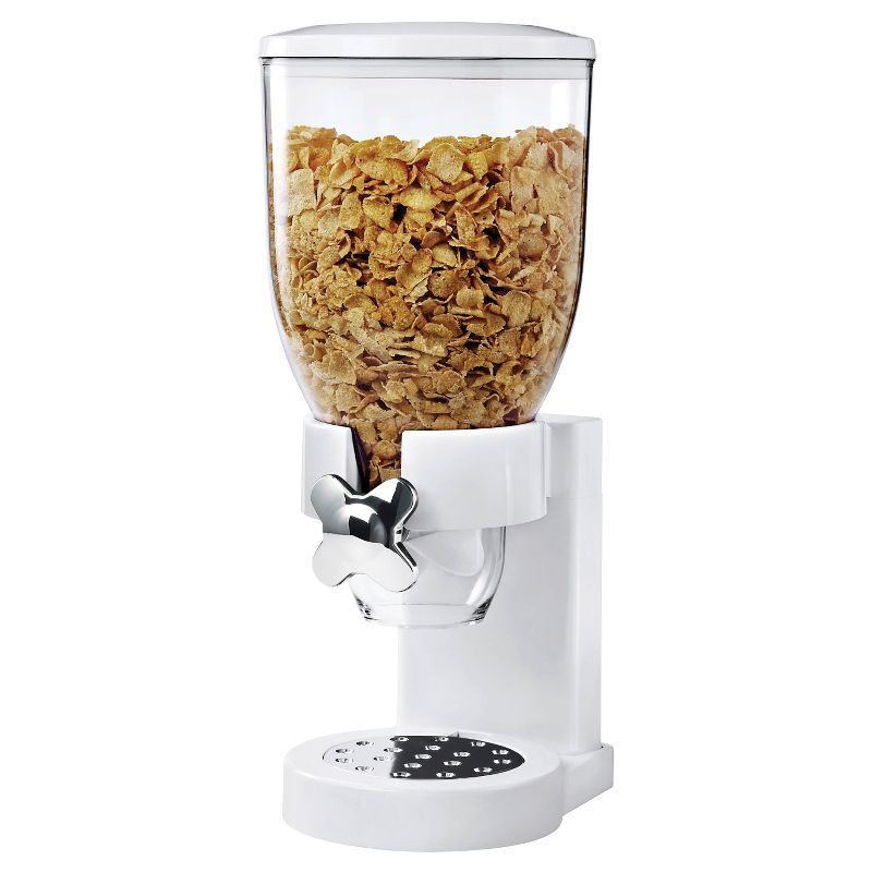 Zevro The Original Indispensable Single Dry Food Dispenser - White | Target