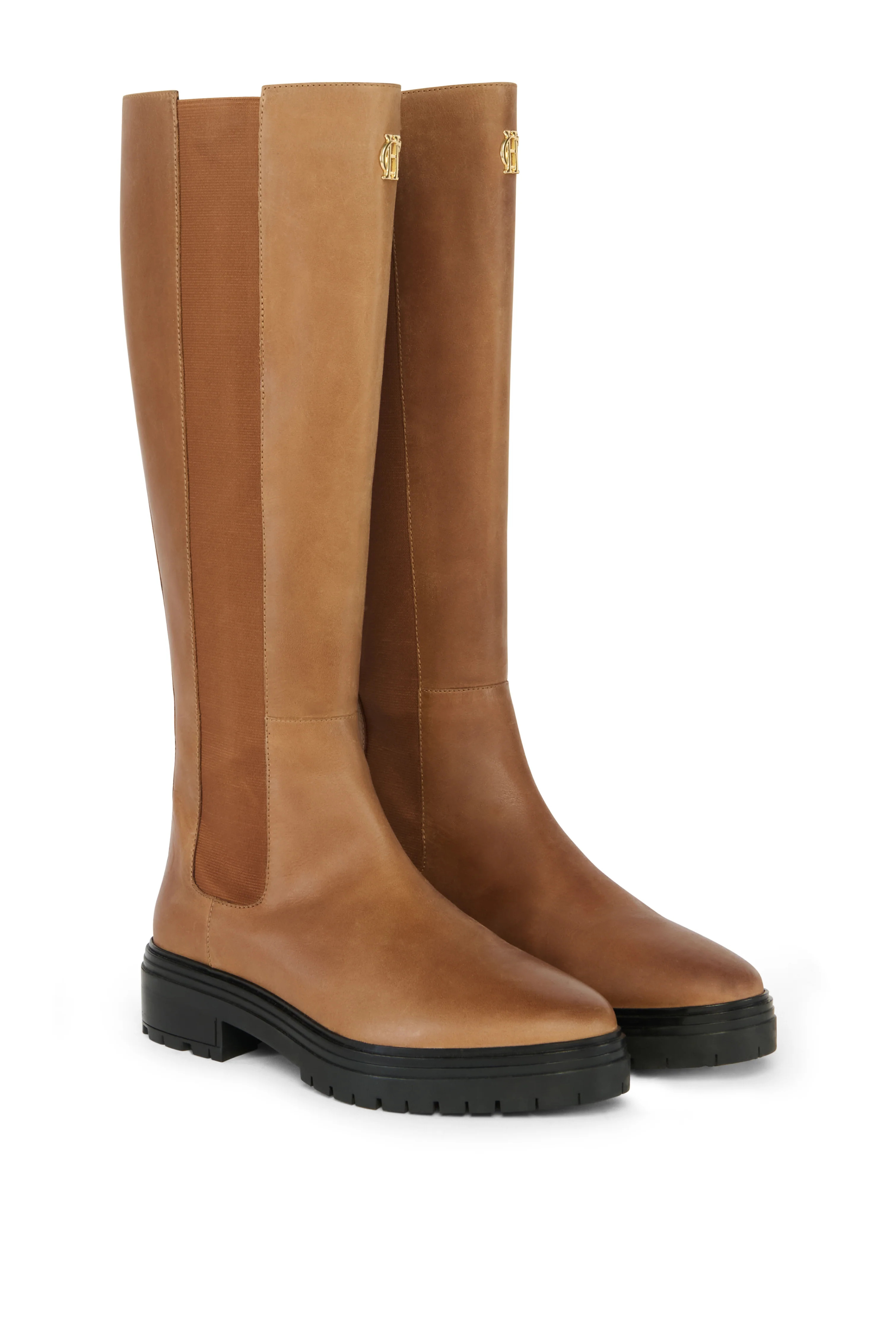Astoria Knee Boot (Vintage Tan Leather) | Holland Cooper
