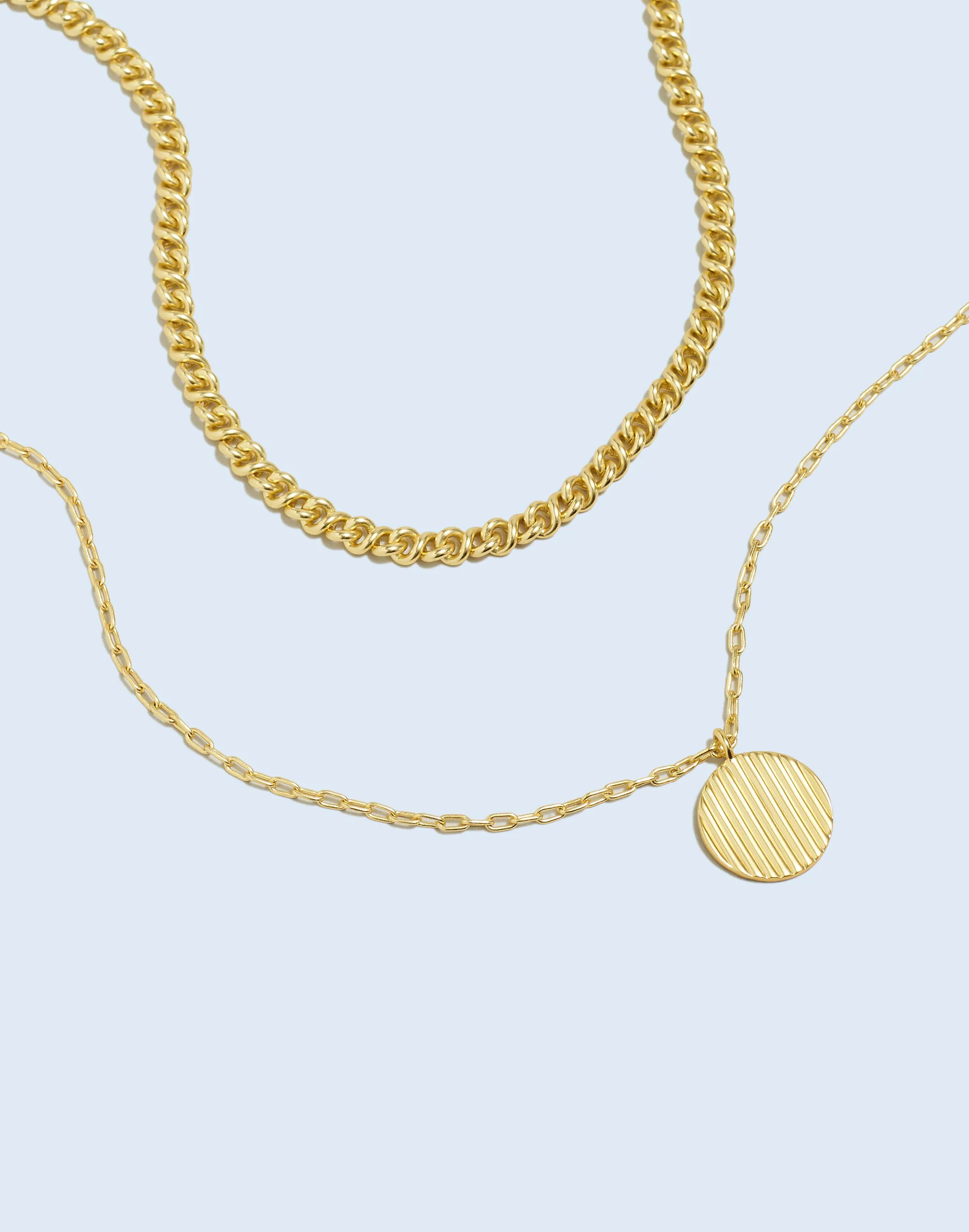 Two-Pack Twisted Chain Necklace Set | Madewell