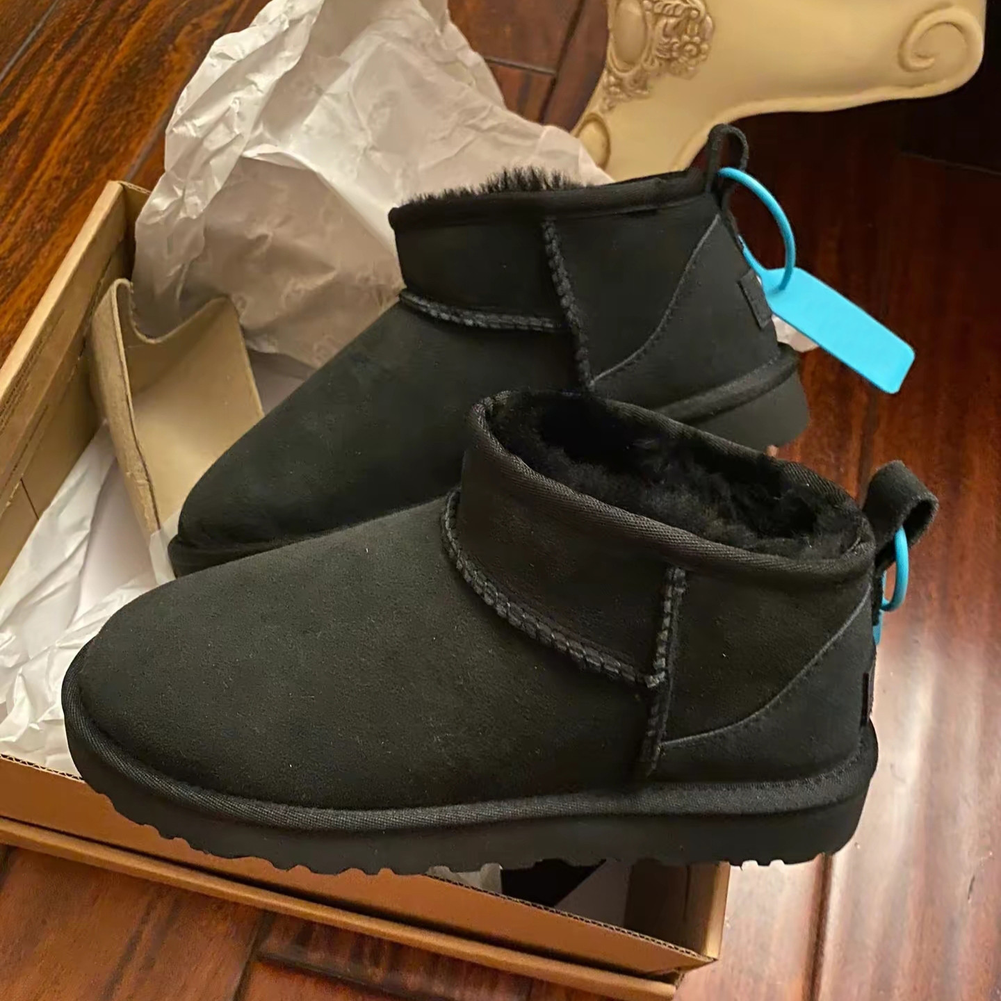 Ultra mini snow boots winter Australia platform classic ankle boots soft comfortable sheepskin tazz chestnut sand mustard seed booties slippers | DHGate
