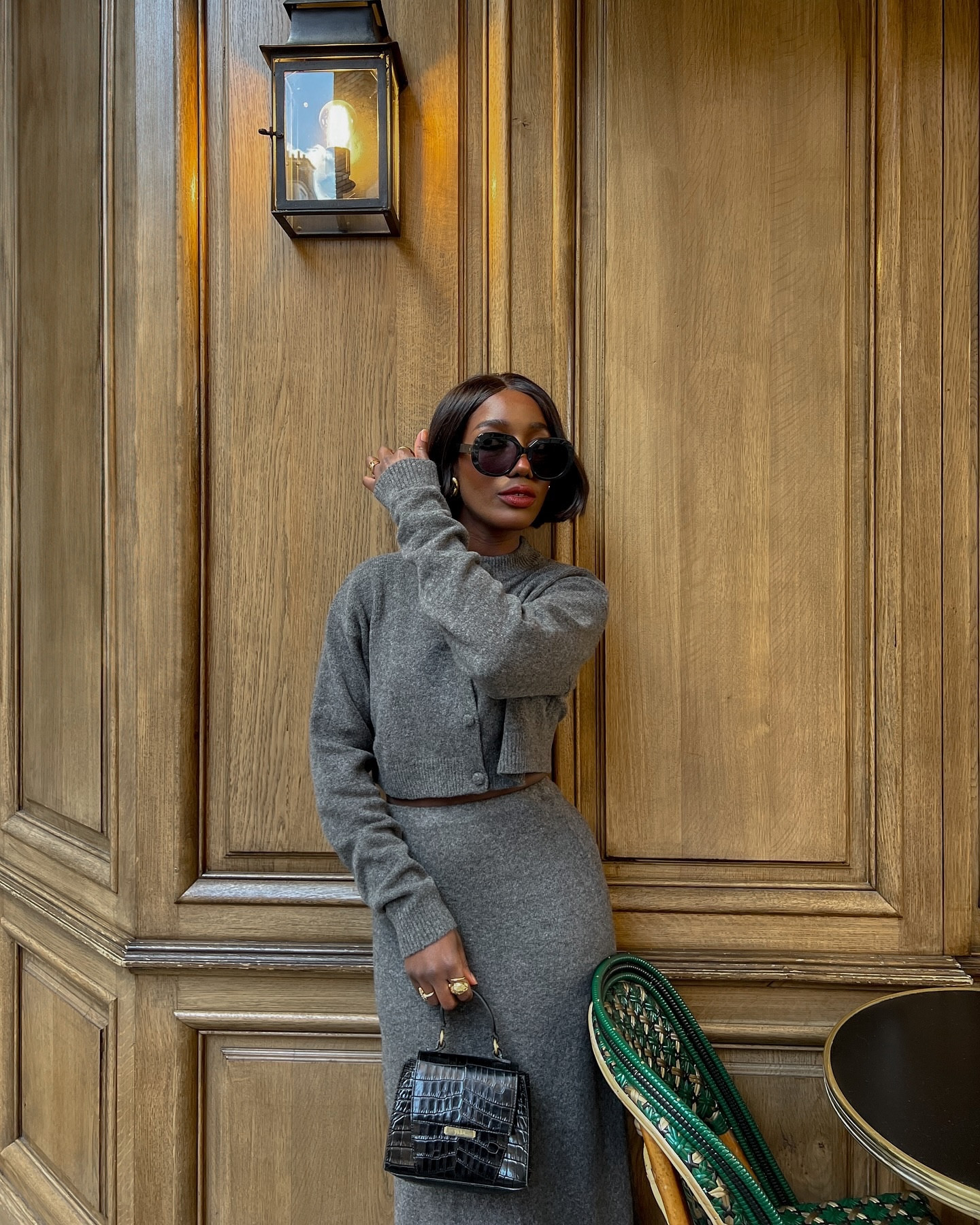 I’m currently obsessed with knitted set & big fluffy coats (but I should look for light tights now) 
I hope you had a lovely weekend what have you done? Me it was mostly photoshoot and museums (my fav 🤍)

Follow @aidabadji_  for easy elegant & timeless style ideas