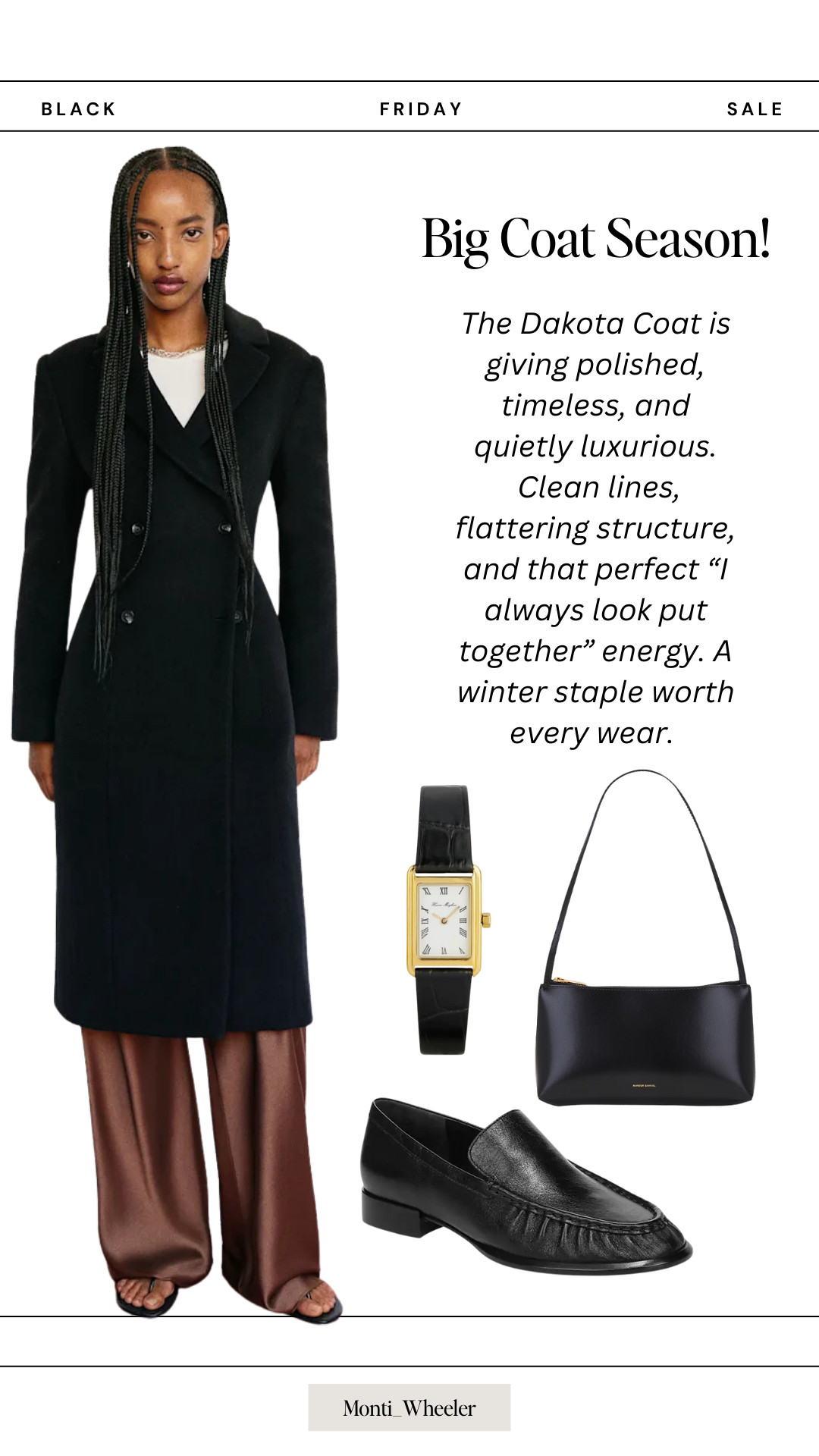 A chic long wool coat is the winter staple. Effortless, polished, and instantly elevates every outfit — from school drop-offs to holiday dinners. If you invest in one thing this season, let it be a timeless wool coat you’ll wear for years.” 

 #LTKHoliday #LTKSeasonal #LTKWorkwear