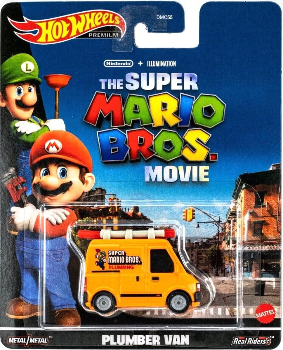 Hot Wheels Mario Movie Plumber Van 1:64, (HKC19) | Amazon (US)
