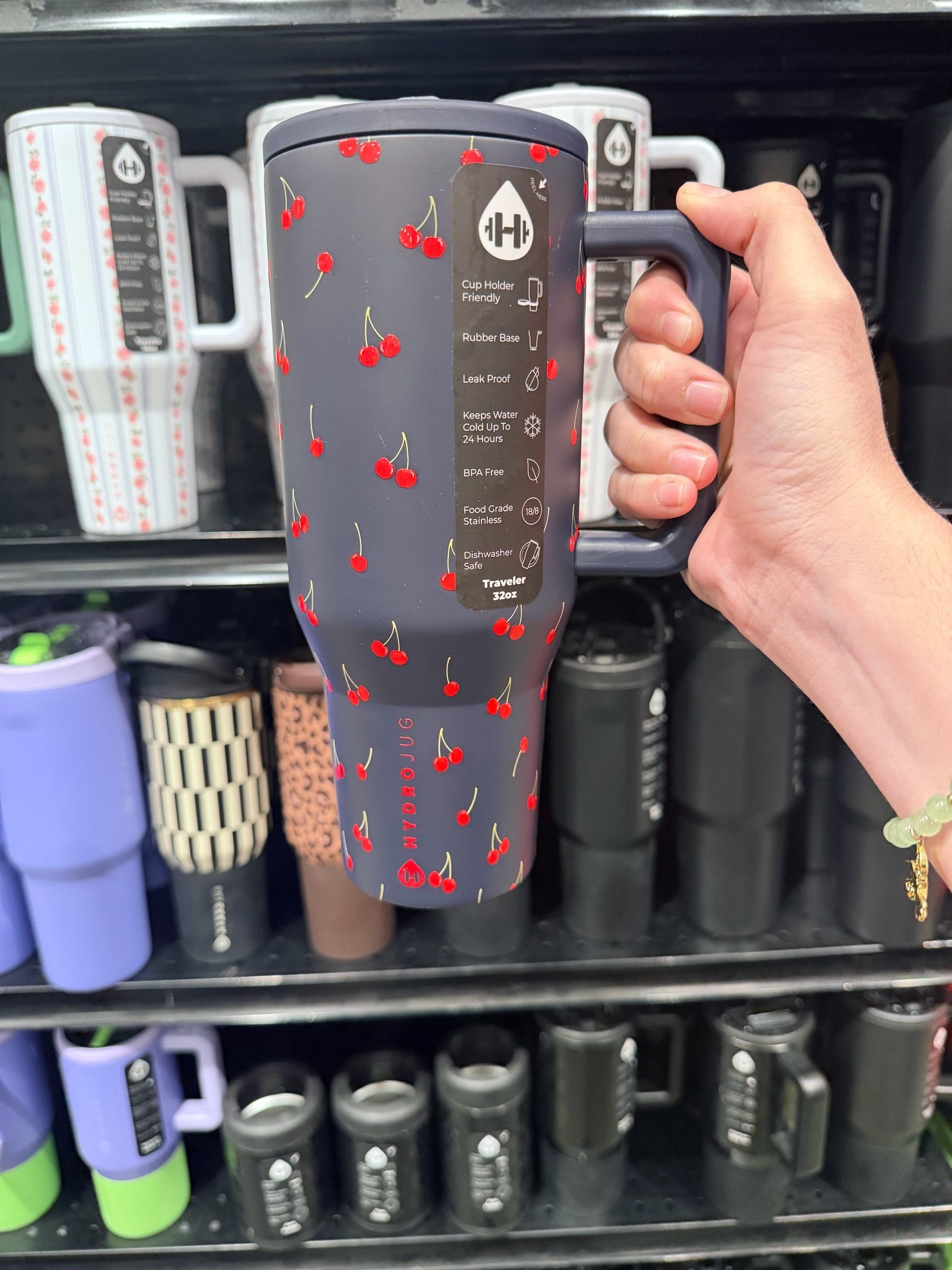 Have you seen the HydroJug Midnight Cherries cup! This design is gorgeous. Plus, it’s leak proof so you can just throw it in your bag and go! #hydrojug

#LTKmomlife #LTKActive #LTKHome