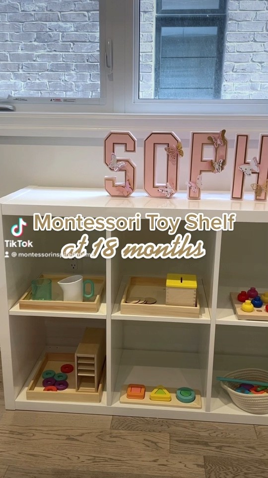 Montessori toy shelf at 18 months

#LTKkids #LTKhome #LTKbaby