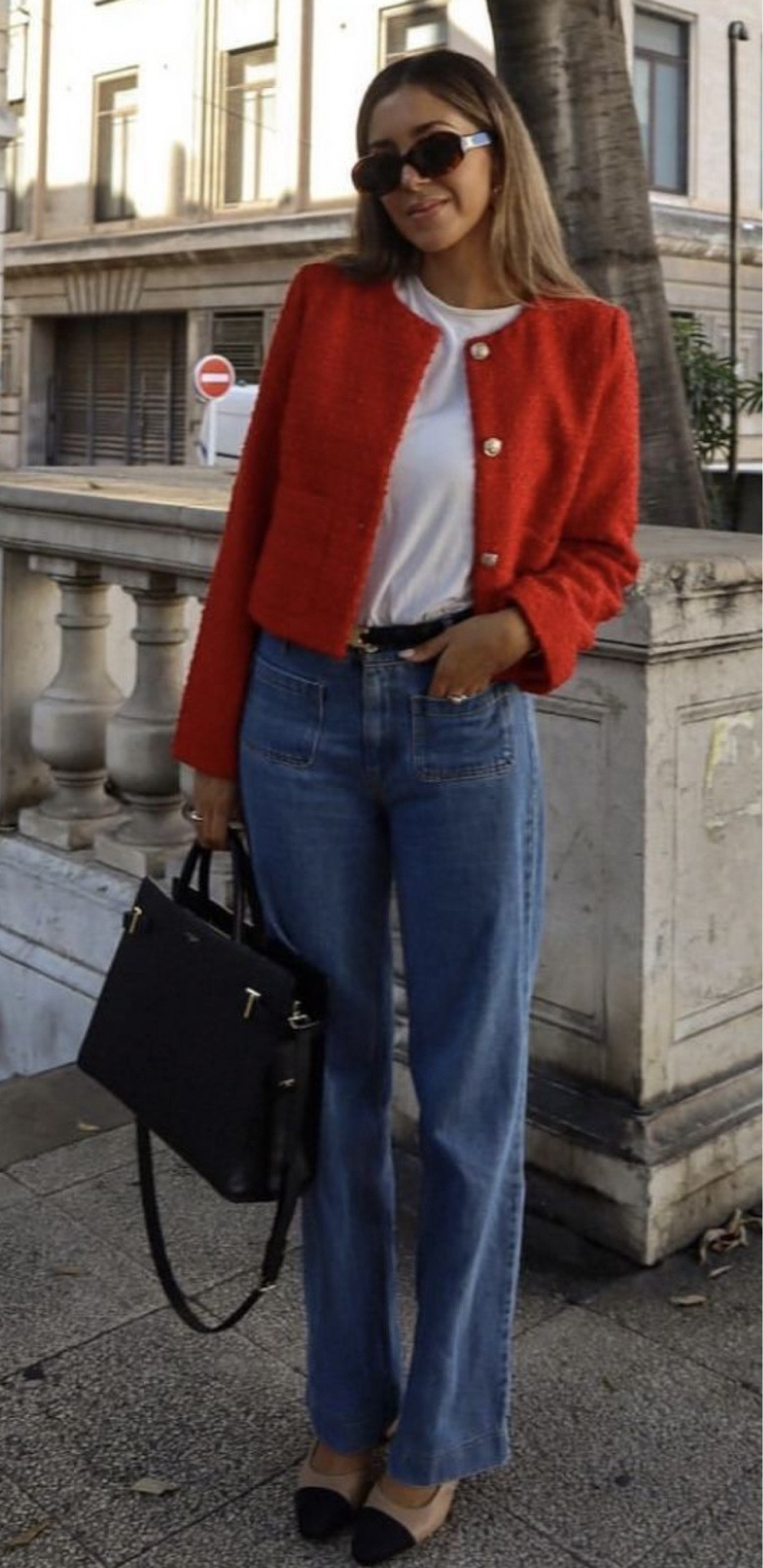 Red cardigan with cheetah print mules and dark denim jeans. Sunglasses. Transitional wardrobe. Back to school clothes. Fall girl aesthetic. Summer fits. Winter outfits cold. Old money outfit. Outfit ideas. Fashion inspo outfits. Modest outfit inspo. First day of school outfits. Dress to impress. Fall outfits. Discover style ideas. School outfits. Work outfits. Travel outfit. Jeans outfit. Gameday outfit. Europe outfit. Night out outfit. Streetwear fashion. Easy office outfits. Beach outfit

#LTKFindsUnder100 #LTKWorkwear #LTKStyleTip