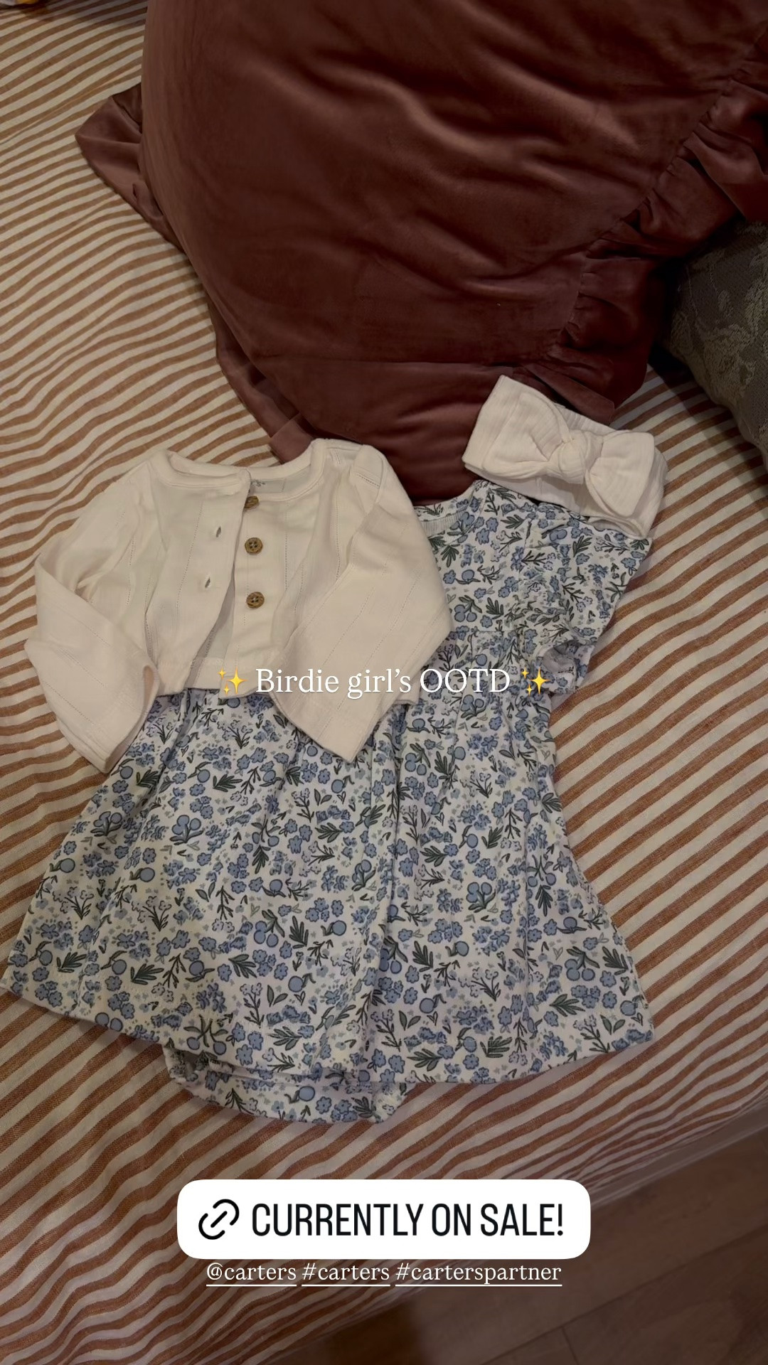 Little OOTD for Birdie girl from @carters! 

Dressupbuttercup.com #dressupbuttercup #dederaad #carters #carterspartner

#LTKSeasonal #LTKSaleAlert