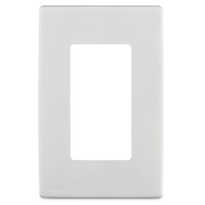 Leviton White 1 gang Plastic Decorator Screwless Wall Plate 1 pk | Target