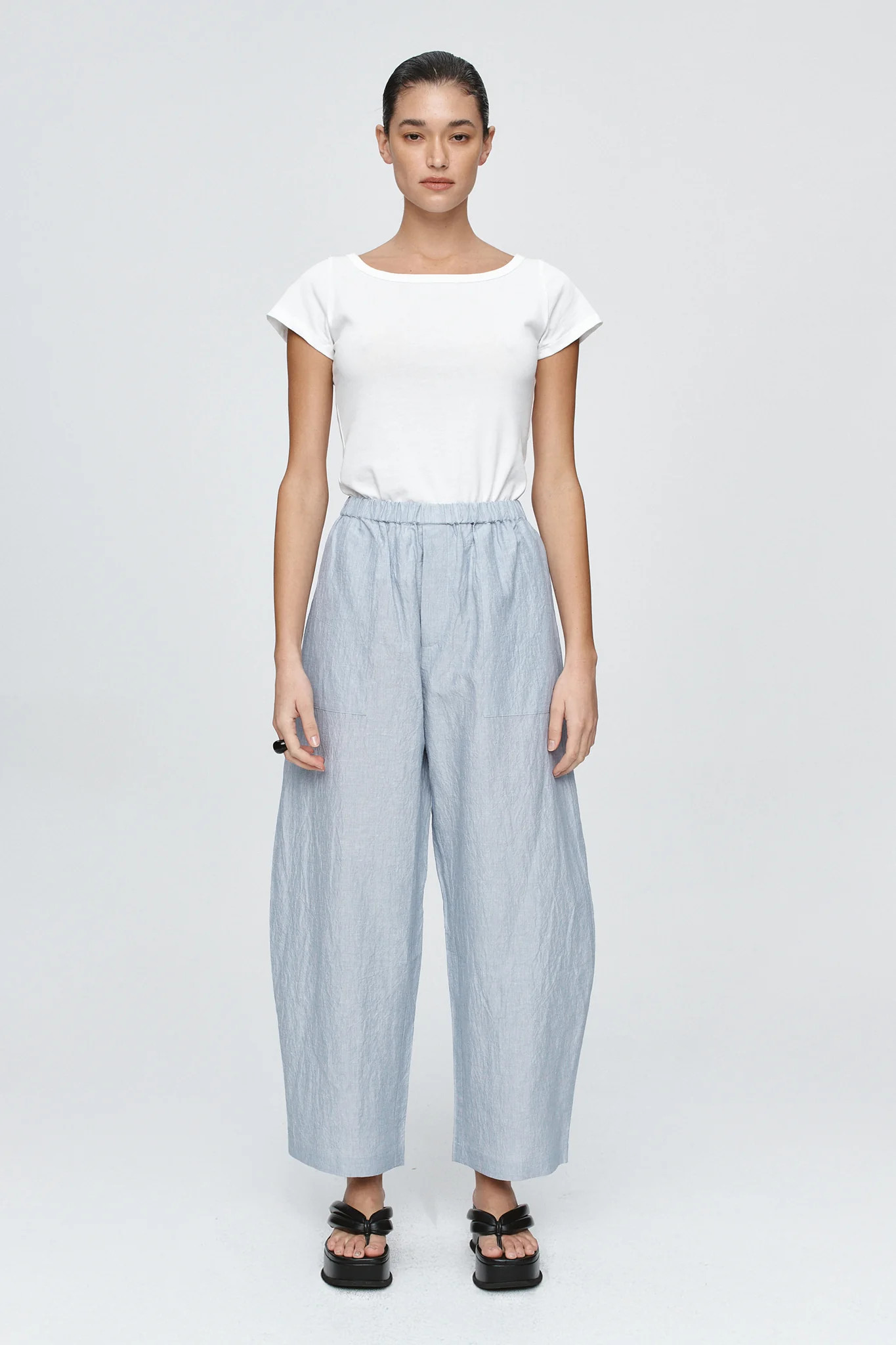ELLIDY PANT - BLEU STRIPE | Marle 