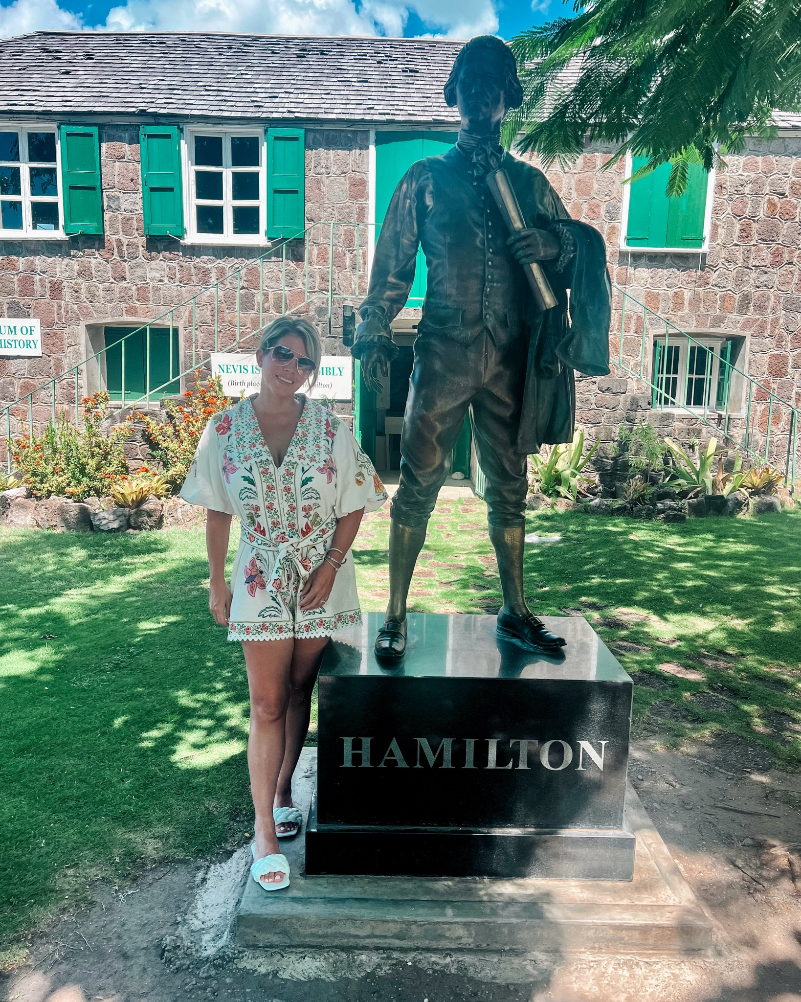 Obsessed with this Farm Rio Floral romper. It’s 100% cotton and so breathable. This print is available on a few different pieces at a few different stores - I tagged them all below. My shoes were super comfy and perfect for a day of sight seeing.

#LTKSeasonal #LTKStyleTip #LTKTravel