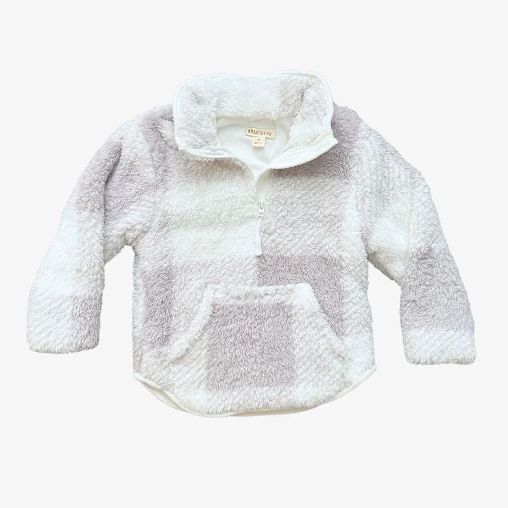 Sherpa Pullover - Lavender | Ollie's Day