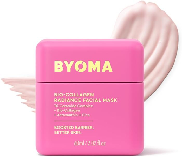 BYOMA Bio-Collagen Radiance Facial Mask - Transformative Liquid Sheet Mask for Glass Skin - Insta... | Amazon (US)