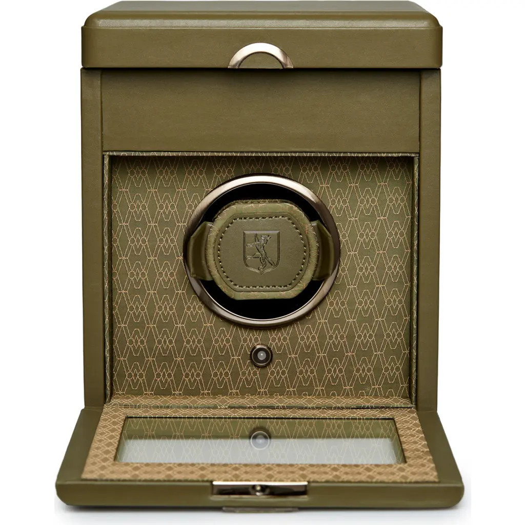 WOLF Earth Single Watch Winder in Olive at Nordstrom | Nordstrom