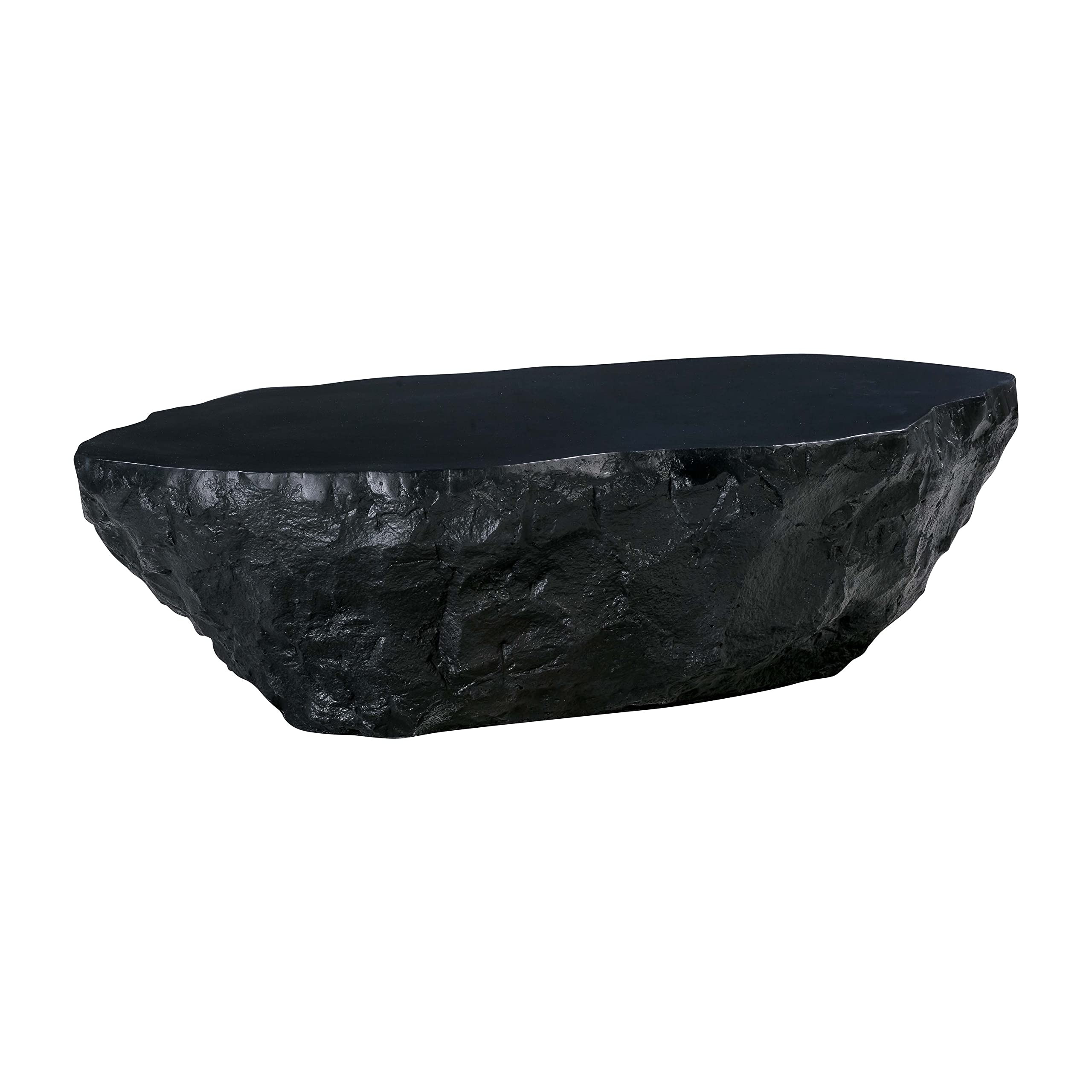 Tov Furniture Crag Black Concrete Coffee Table | Amazon (US)