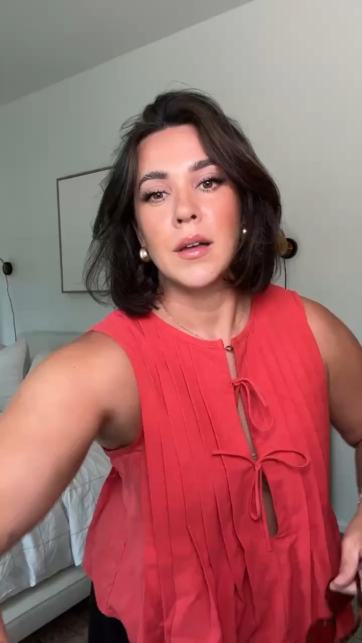 This top is Amazon and it's perfect for everyday but can be dressed up too! Red top ties in front. 

I'm in L for both pants & top but exchanged the pants for M they run HGE.

Amazon tops, spring outfit ideas, casual spring outfits, Amazon fashion, midsize 

#LTKSeasonal #LTKMidsize #LTKootd