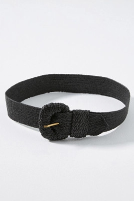 Raffia-Wrapped Stretch Waist Belt | Anthropologie (US)
