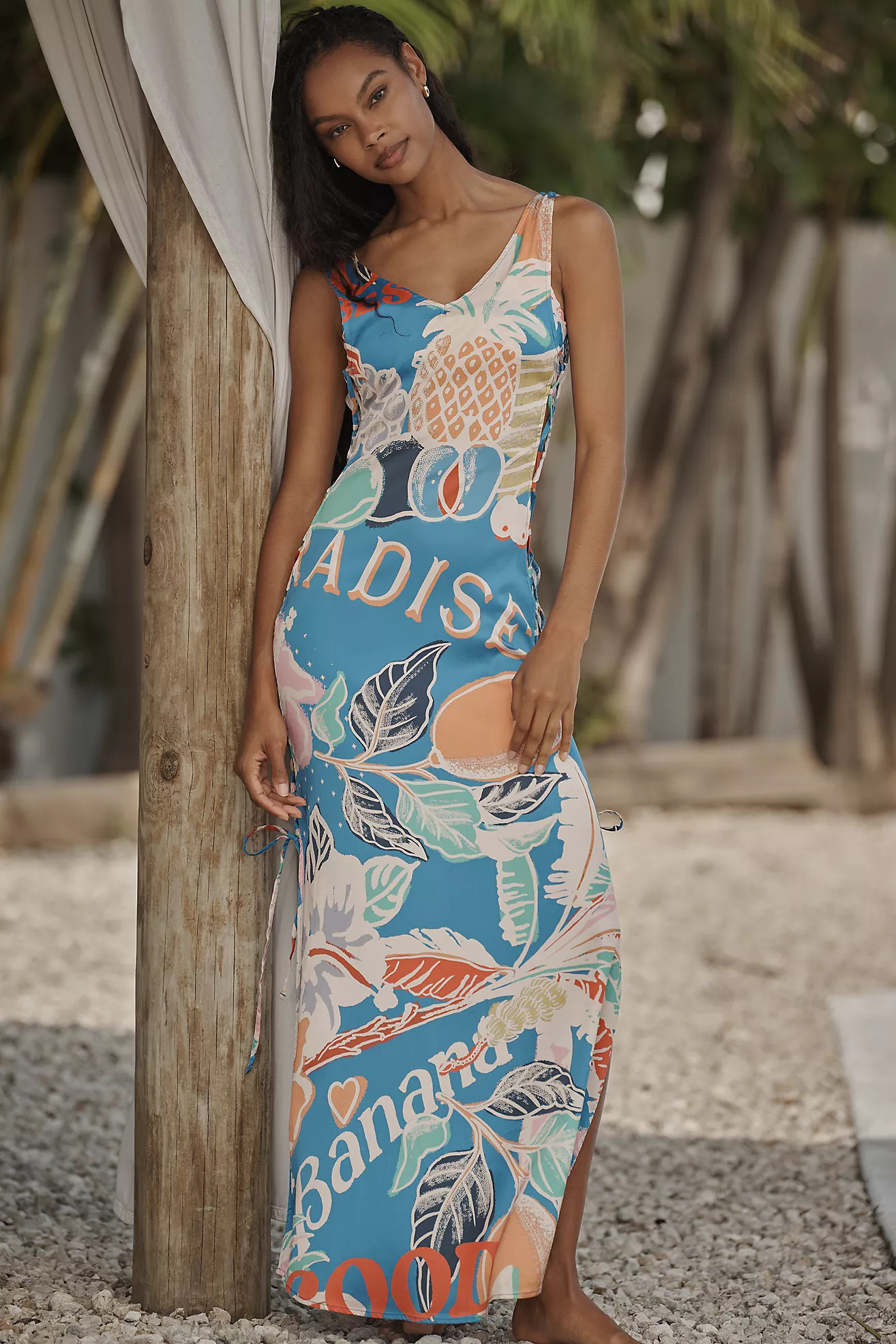 Maaji Tropical Bliss Jasmine Maxi Dress | Anthropologie (US)