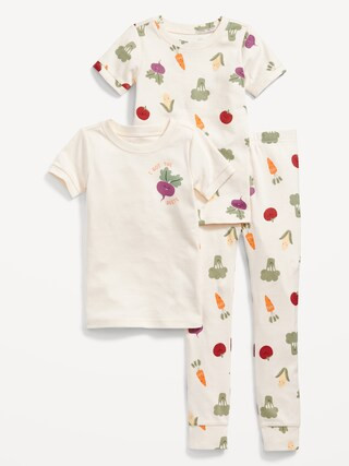 Unisex 3-Piece Snug-Fit Graphic Pajama Set for Toddler & Baby | Old Navy (CA)