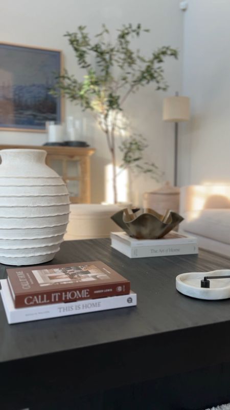 Coffee table styling, modern organic styling, Target home, pottery barn, Amazon home, coffee table book, vase, marble tray, neutral home decor, living room, wayfair home

#LTKhome #LTKVideo #LTKstyletip