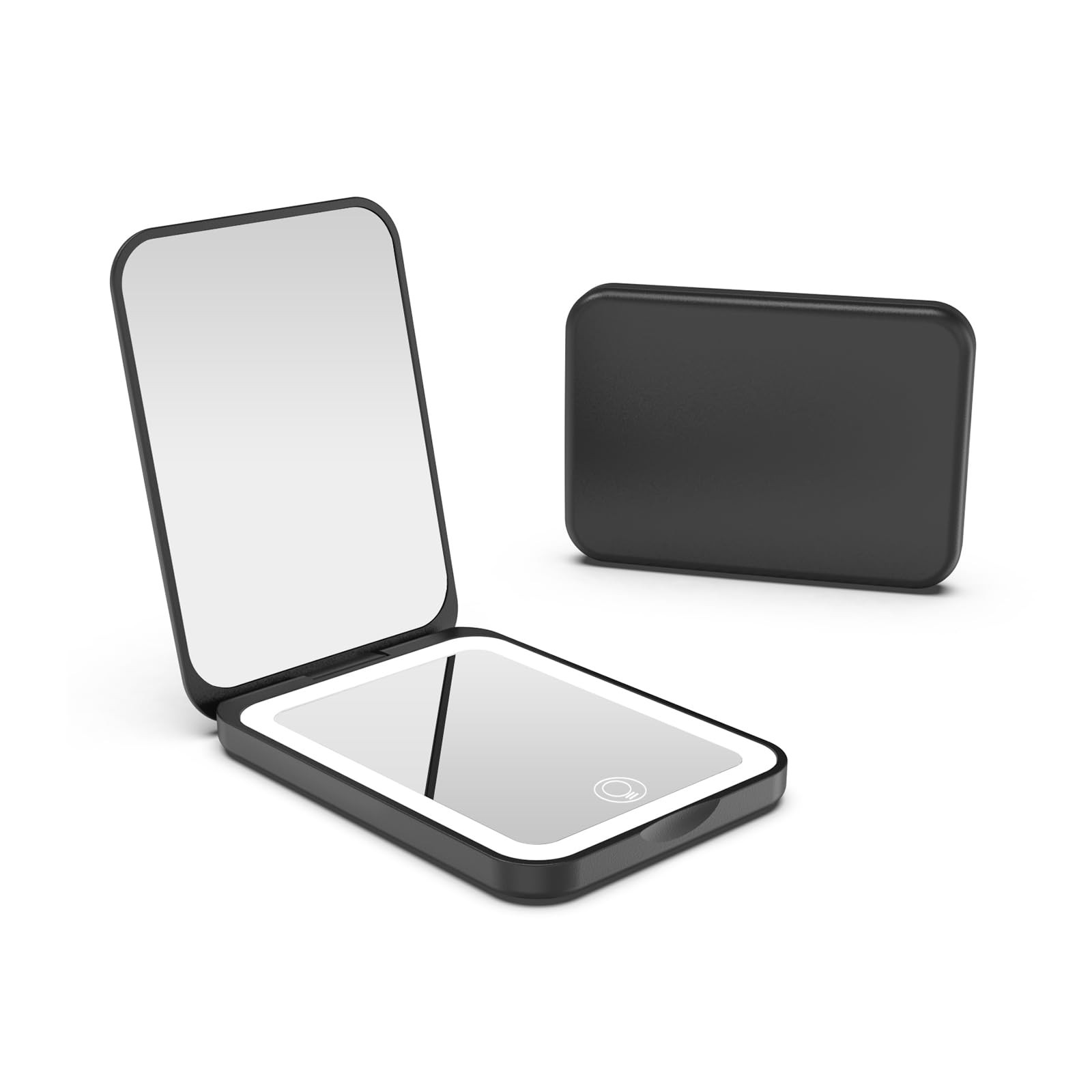 Kintion 2025 Pocket Mirror, Rechargeable Dimmable 3 Color Lighting 1X/3X LED Compact Travel Makeu... | Amazon (US)