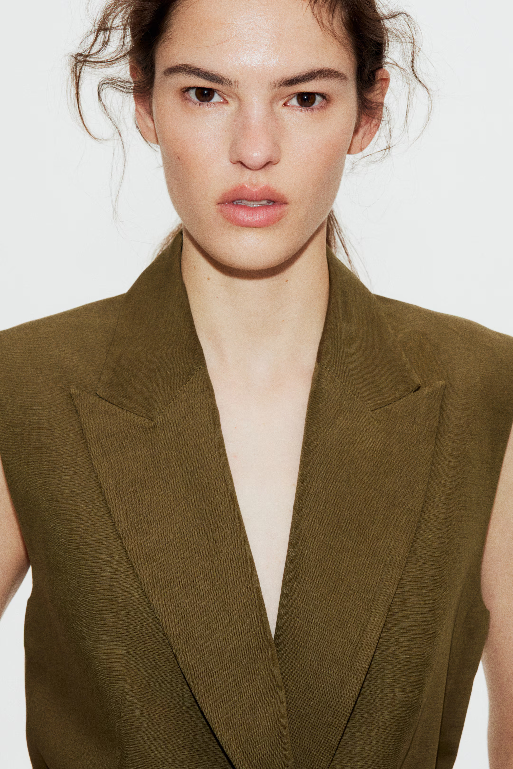 Linen-blend suit waistcoat | H&M (FR, IT, ES, PT, BE)